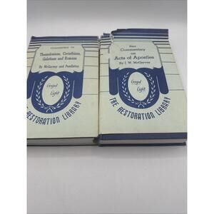 Gospel Light Restoration Library Commentary Romans Thessalonia Acts of Apostles
